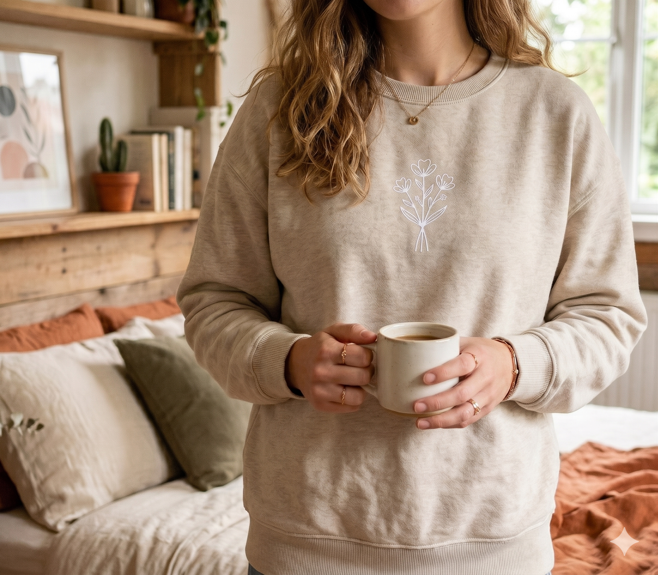 Basic Sweatshirt vrouw