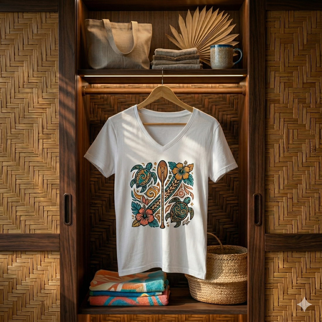 T-shirt Vrouw V-Neck