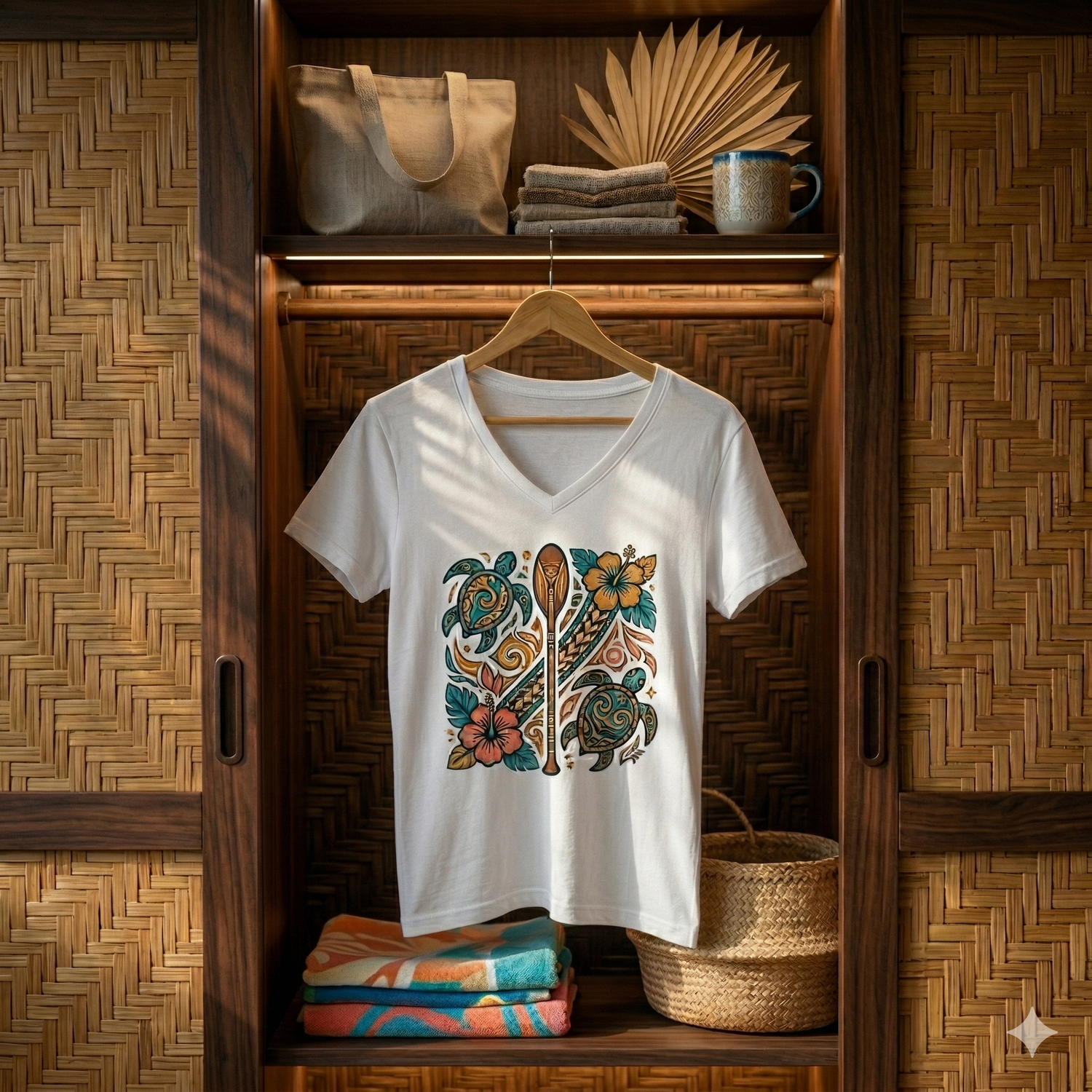 T-shirt Vrouw V-Neck