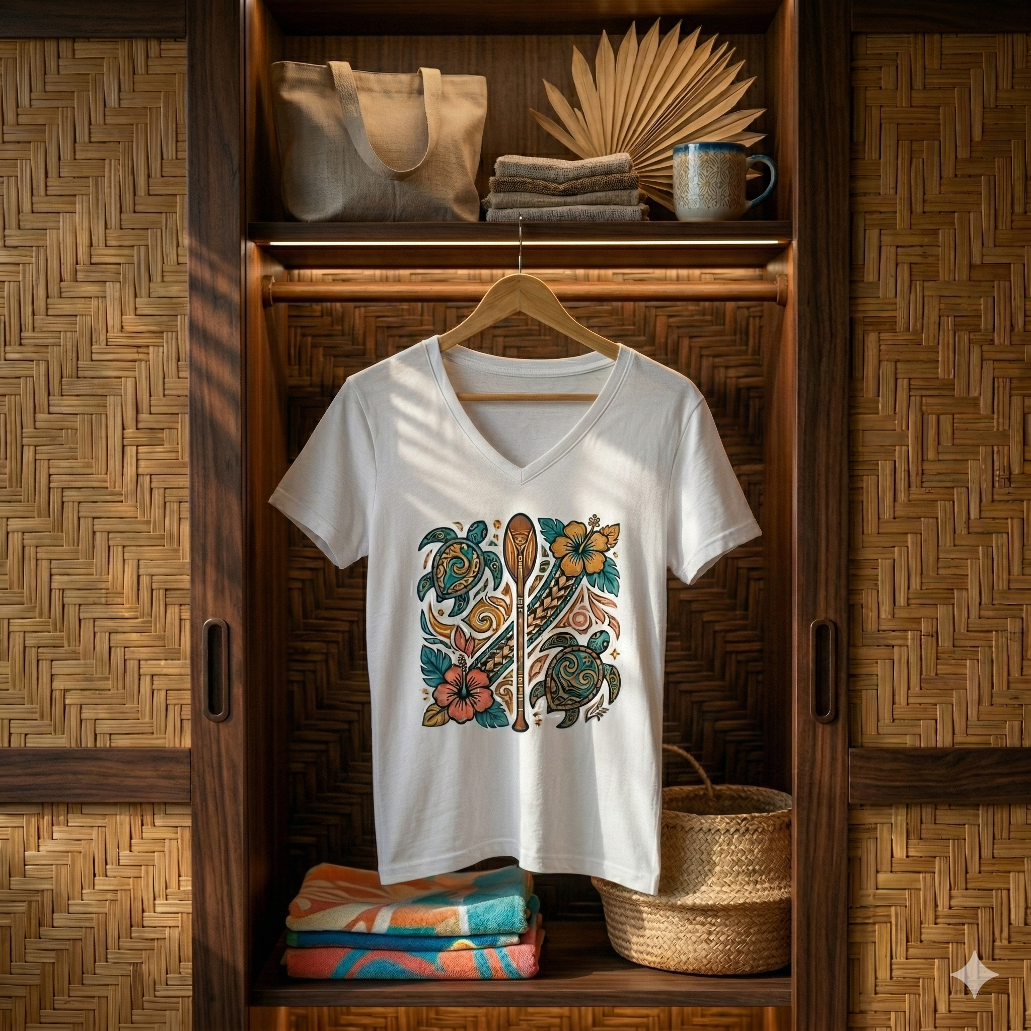 T-shirt Vrouw V-Neck