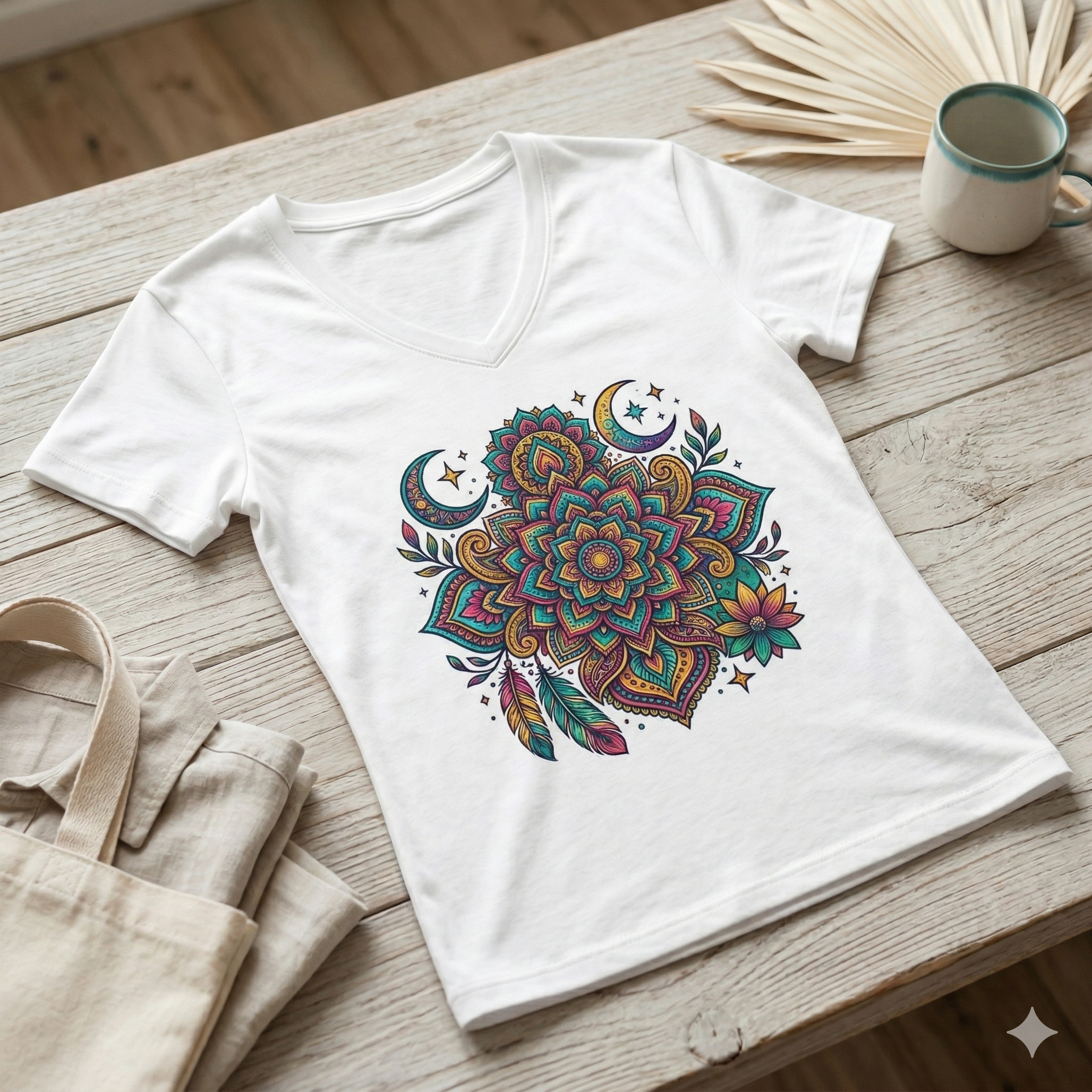 T-shirt Vrouw V-Neck