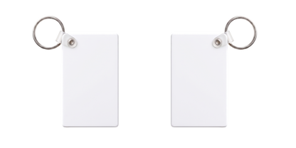 Sleutelhanger Aluminium Rechthoek
