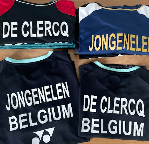 <p>Eerste bedrukking op toernooi door RVH-Belgium</p>