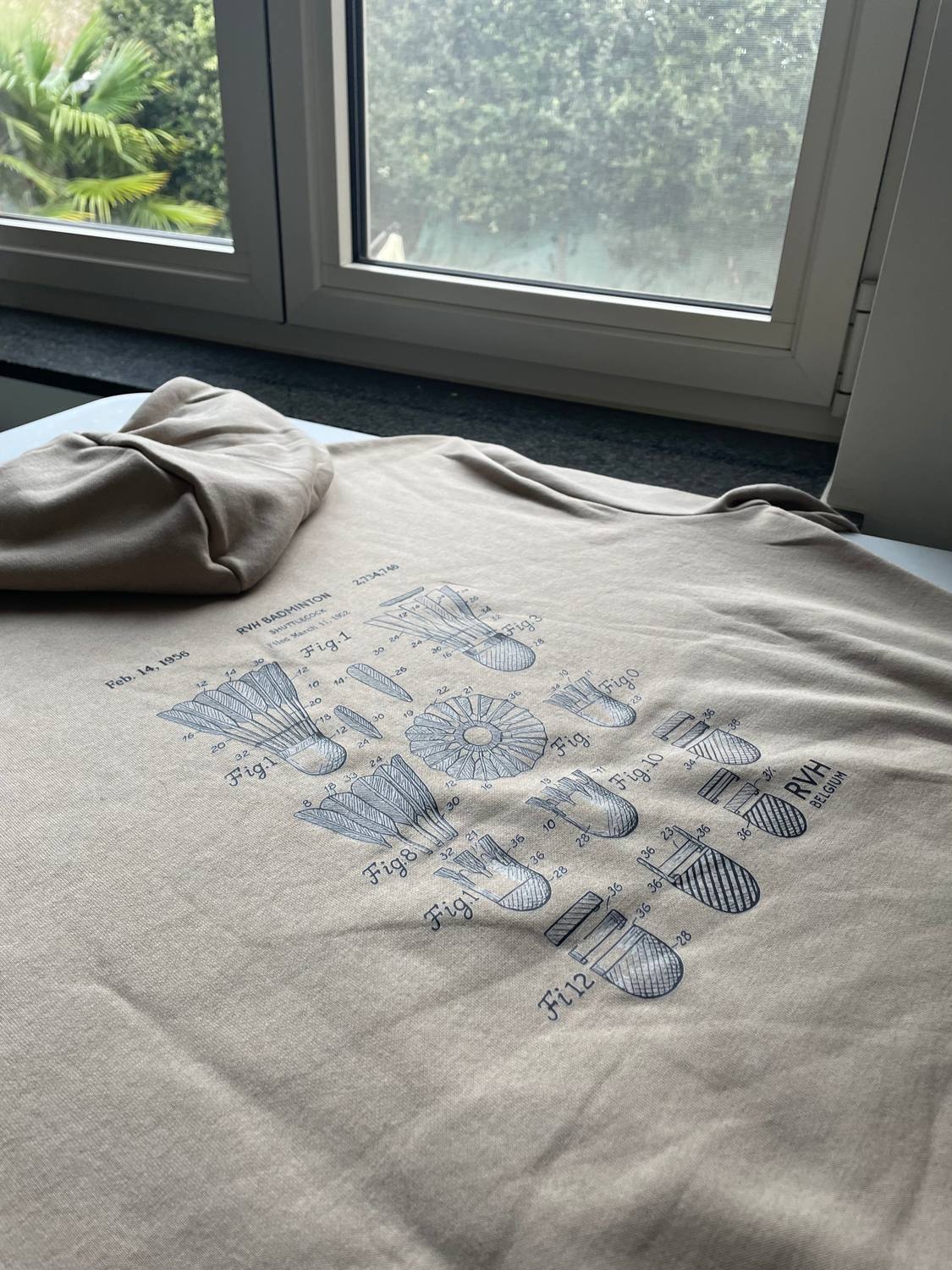 Bedrukte hoodie met clubprint, de klassiekers van RVH-Belgium