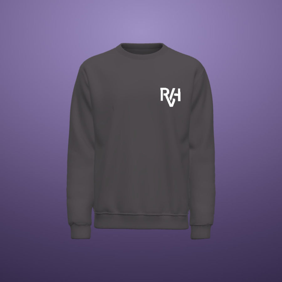 Voorbeeld met het RVH-monogram, gerenderd in de ontwerpstudio