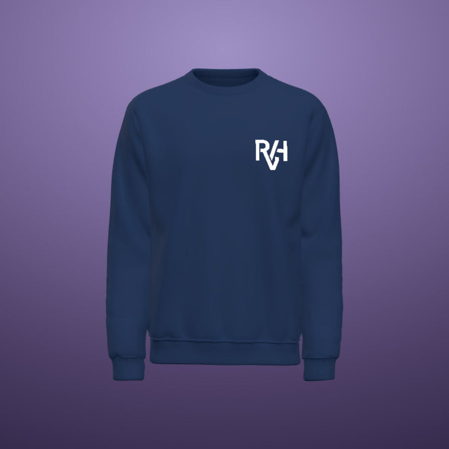 Voorbeeld met het RVH-monogram, gerenderd in de ontwerpstudio