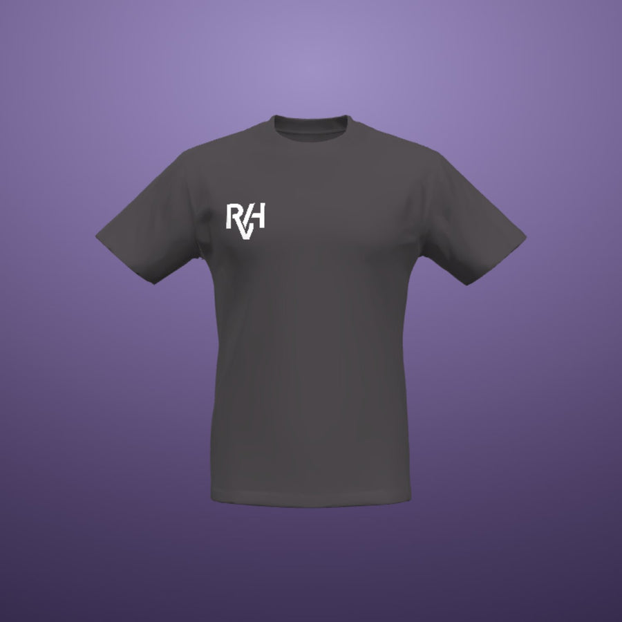 Voorbeeld met het RVH-monogram, gerenderd in de ontwerpstudio