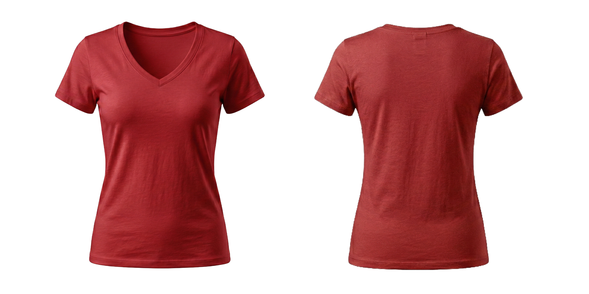T-shirt Vrouw V-Neck