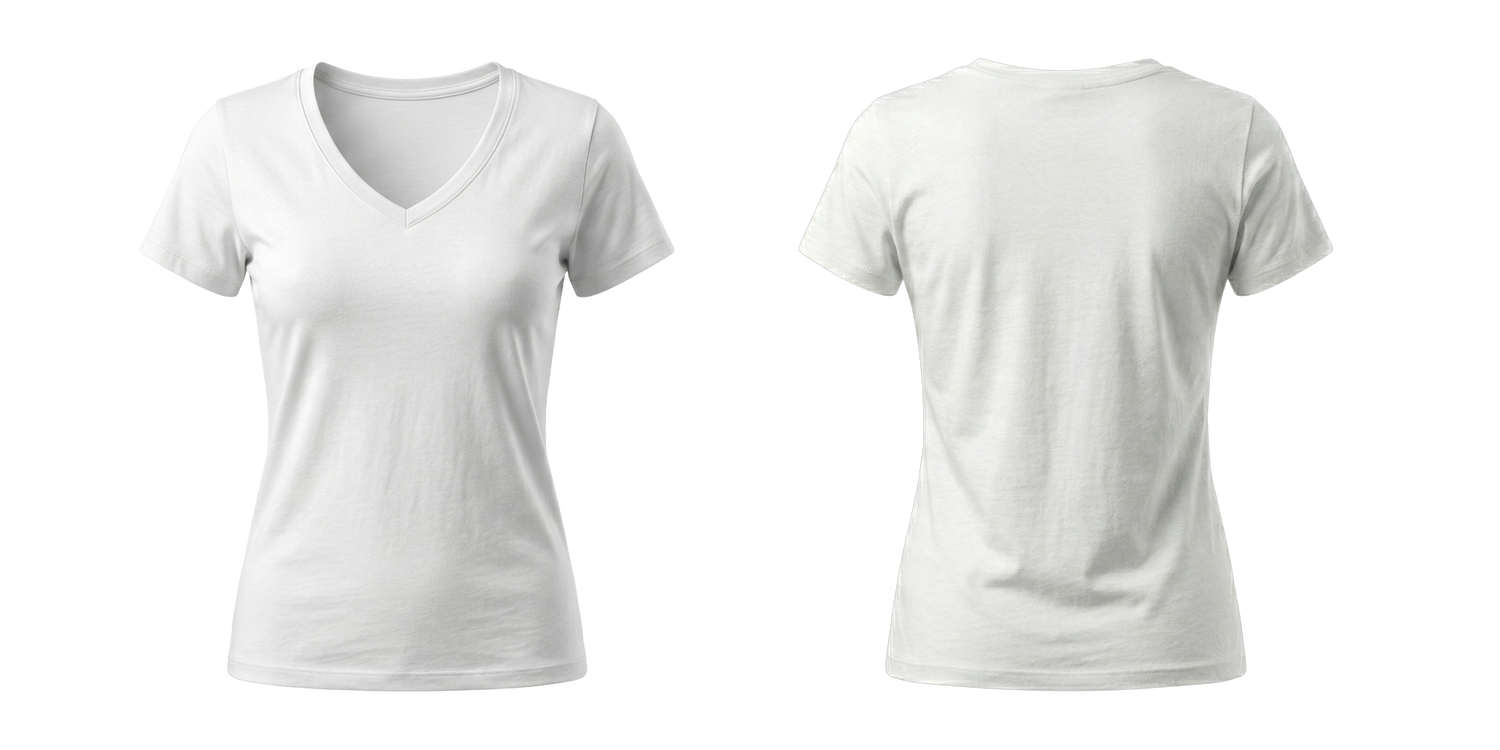 T-shirt Vrouw V-Neck