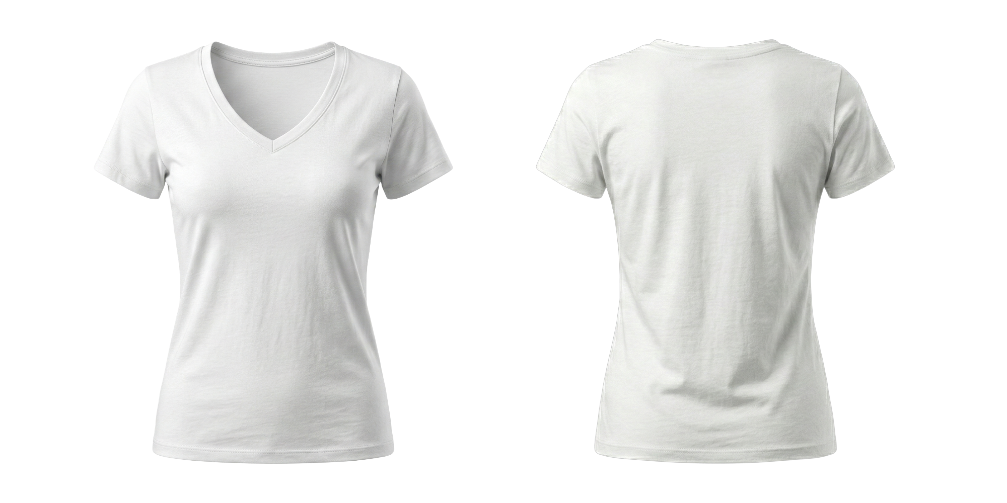 T-shirt Vrouw V-Neck